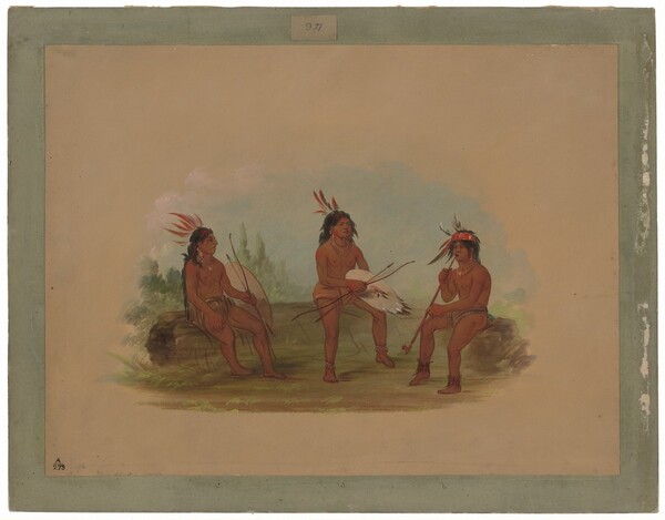 George Catlin, Three Young Chinook Men