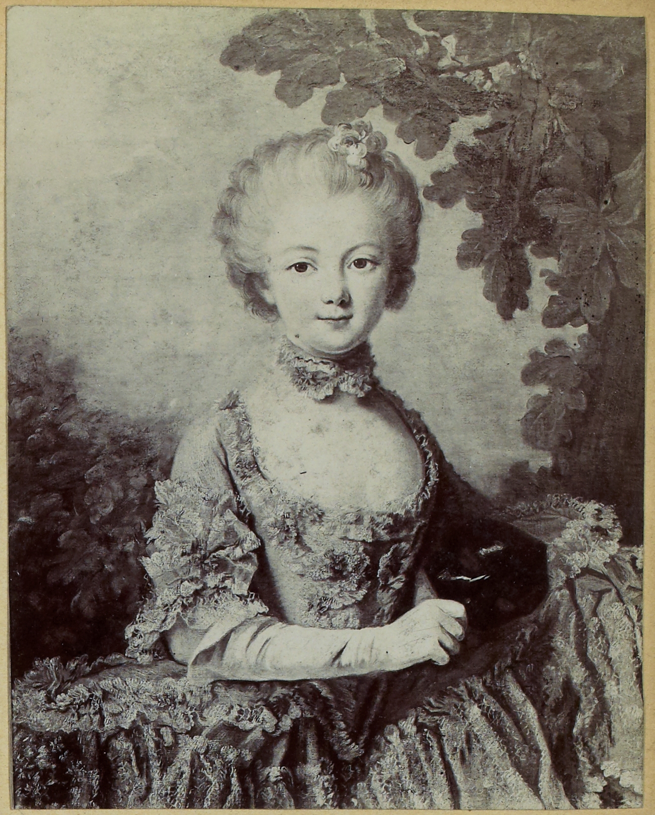 Anonyme, 100bis - Portrait de Melle de Charollais (Drouais)