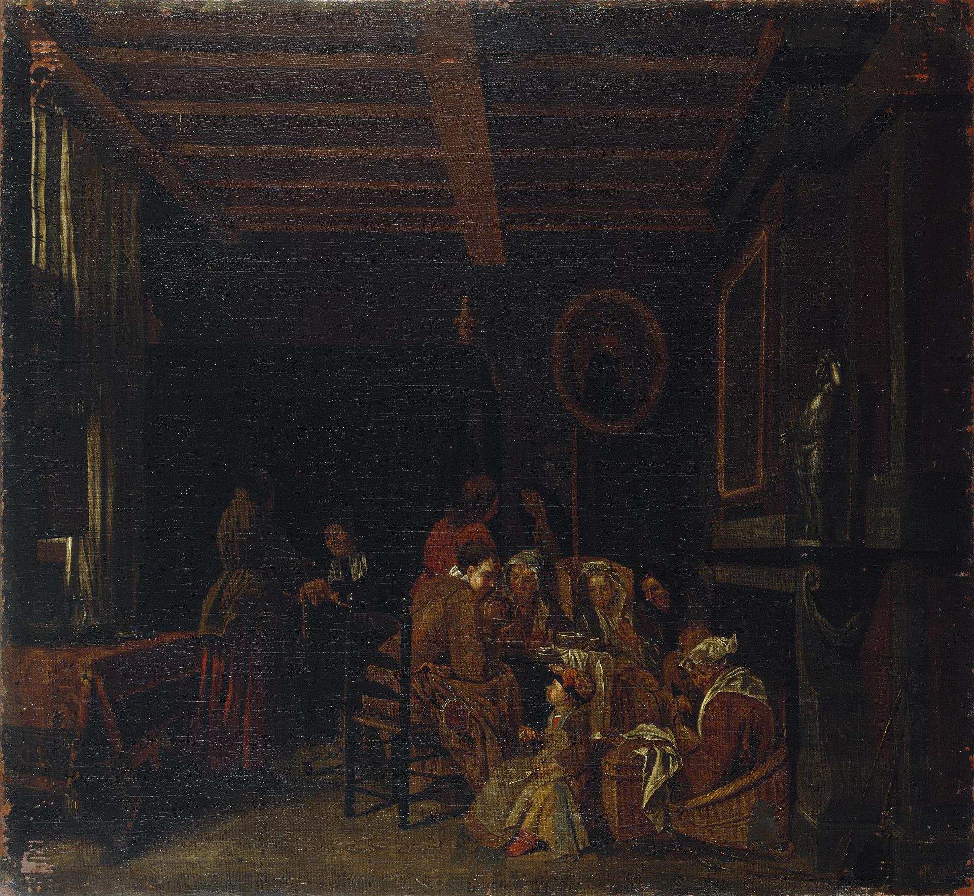 Jan Josef Horemans the Elder, Genre Scene (Breakfast)