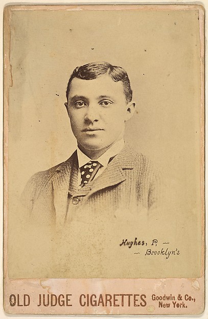 Goodwin & Company, Hughes, Pitcher, Brooklyn, from the series Old Judge Cigarettes