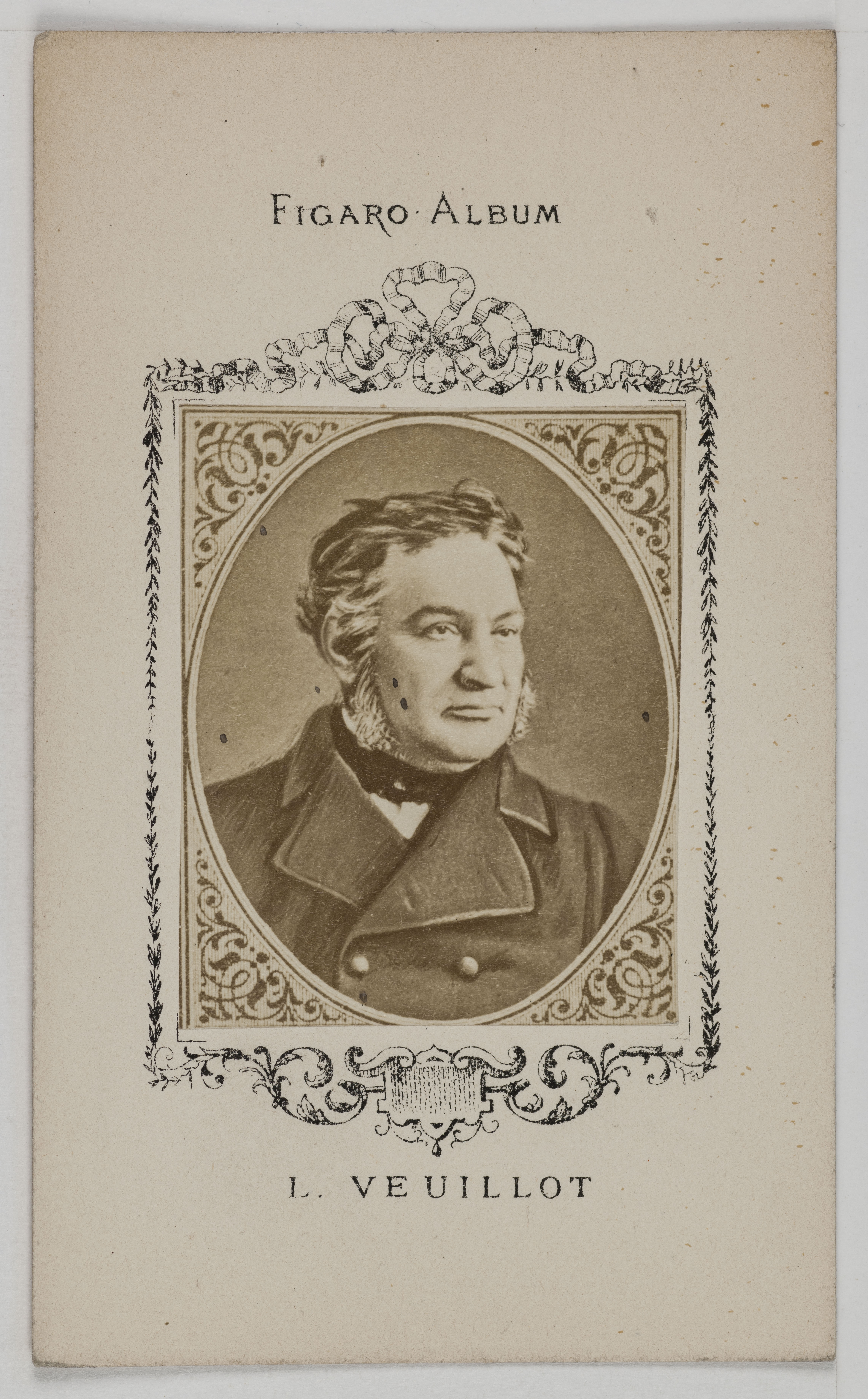 Anonyme, Portrait de Louis Veuillot (1813-1883), écrivain et journaliste.