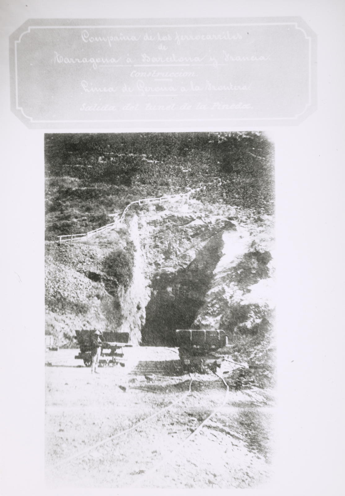 Desconegut, Salida del tunel de la Pineda