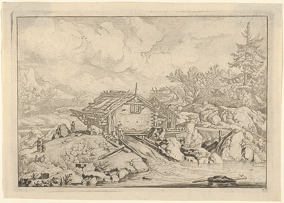 Allart van Everdingen, The Watermill