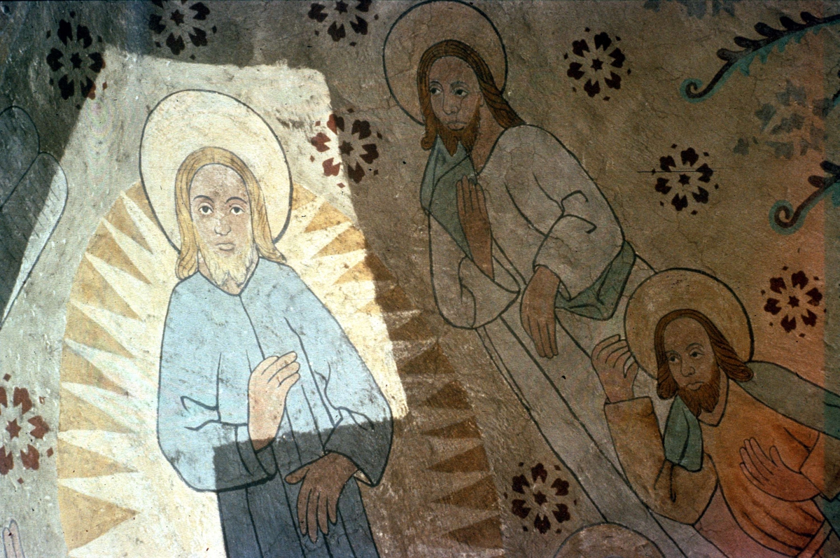 Ola Ehn, Kalkmålning i Danmarks kyrka, Uppland 1957