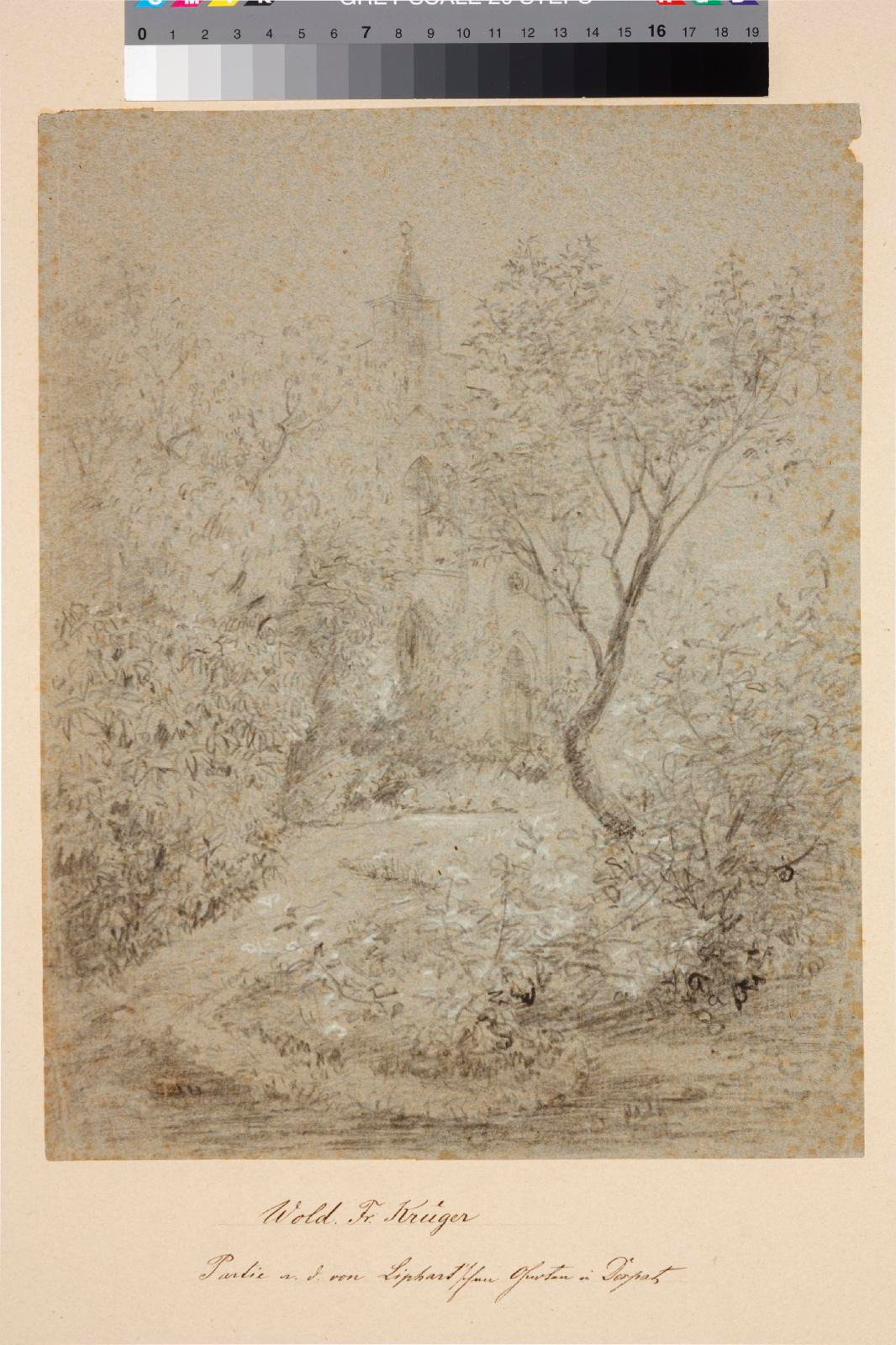 Woldemar Friedrich (author) Krüger, Liphart Garden House Tartus