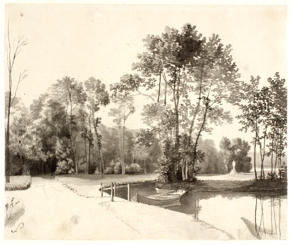 C.W. Eckersberg, Parti fra Sanderumgaard have