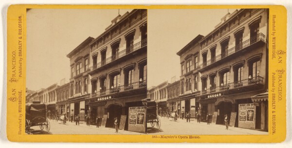 Eadweard J. Muybridge, Maguire's Opera House.