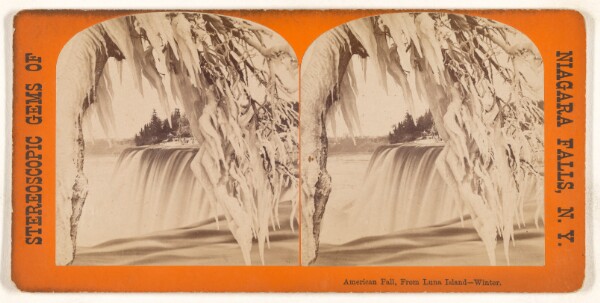 Unknown, American Fall, From Luna Island - Winter.