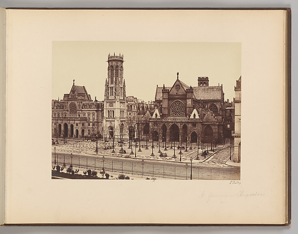 Edouard Baldus, Place Saint-Germain-l'Auxerrois