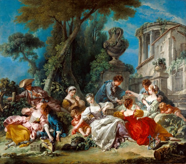 François Boucher, The Bird Catchers