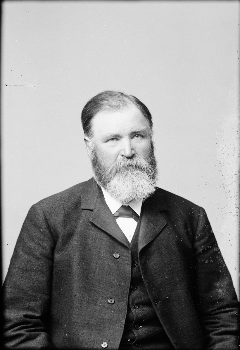 Skötsner-Edhlund, Ateljéporträtt - man, Östhammar, Uppland