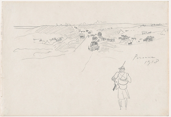 John Singer Sargent, Road at Péronne