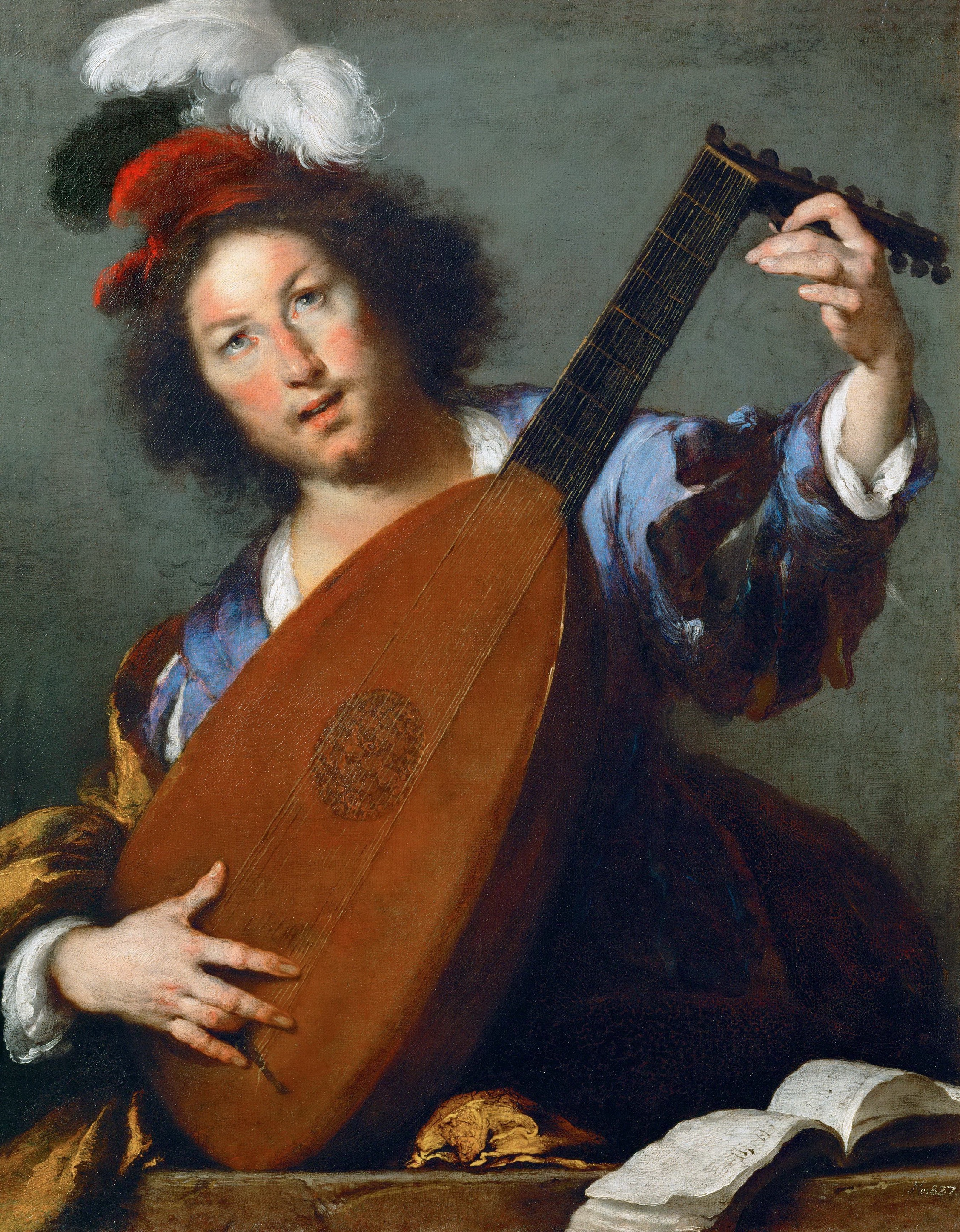 Bernardo Strozzi, Lute Player