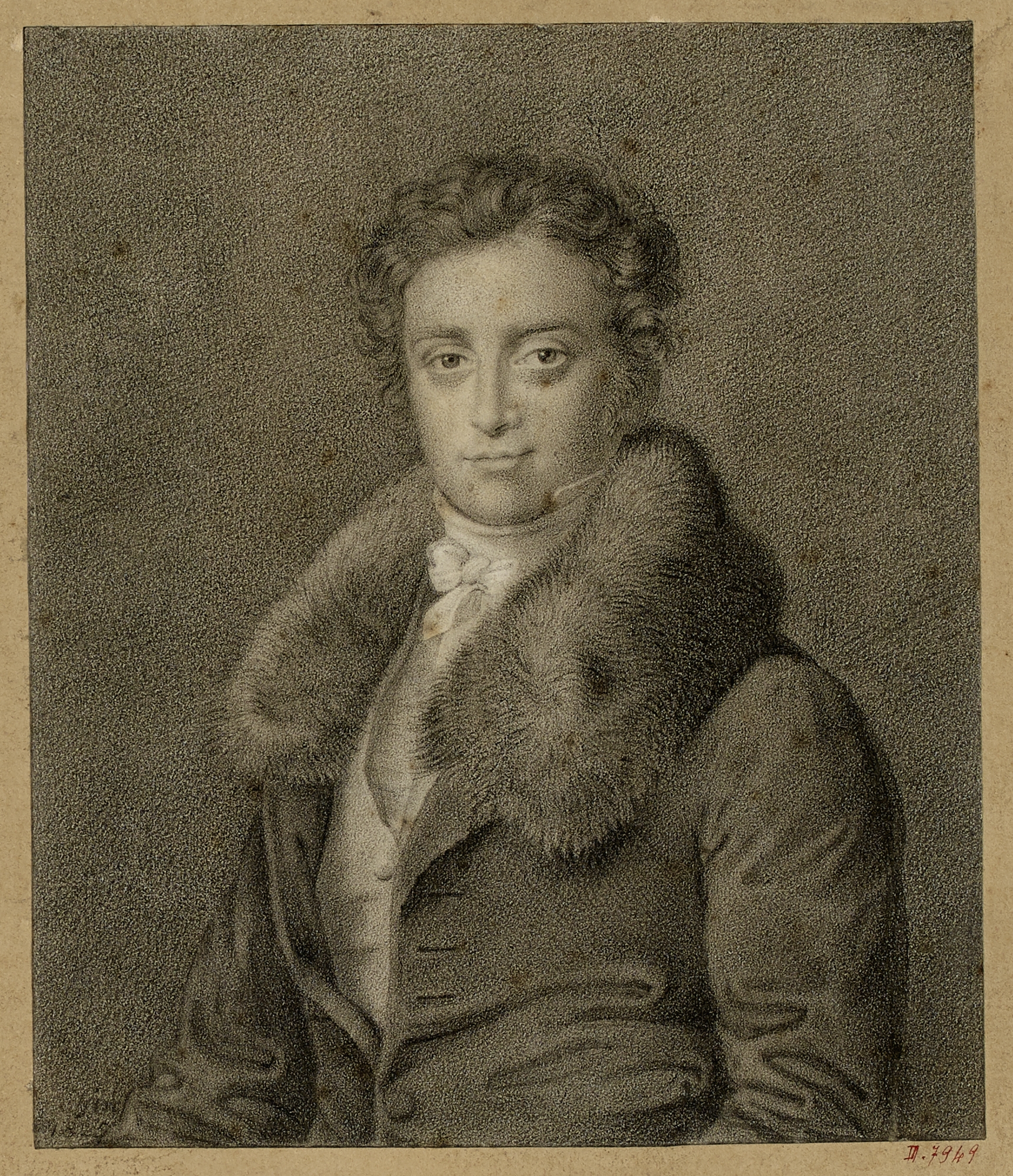 Anonyme, Portrait de Monsieur de Lamartine en 1825.