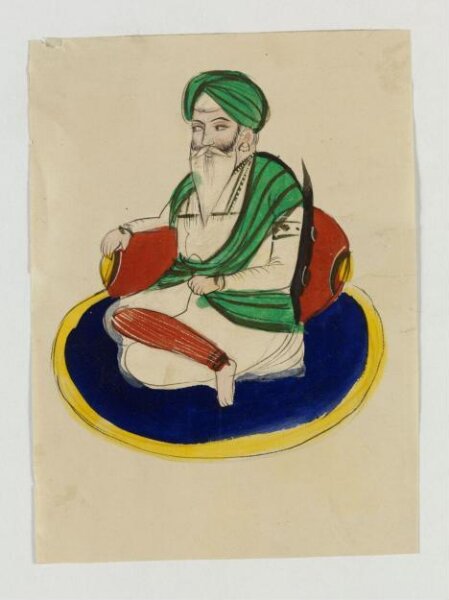 Unknown, One of five drawings of Sikh heroes