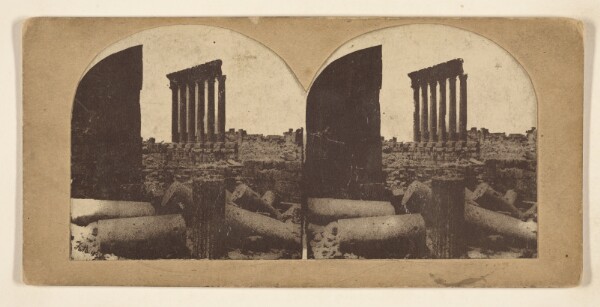 Francis Frith, Baalbec. View from the North-West Angle of The Temple.