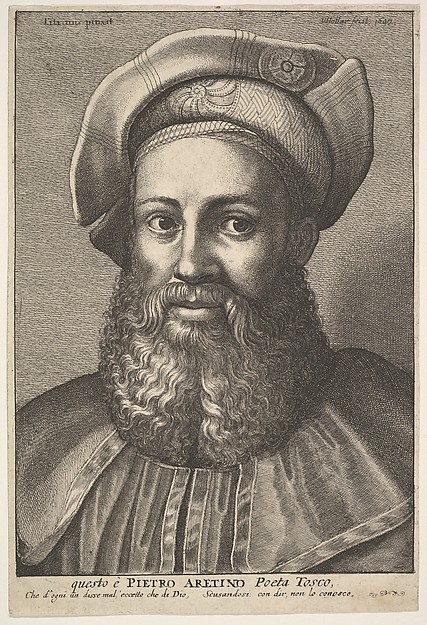Wenceslaus Hollar, Pietro Aretino