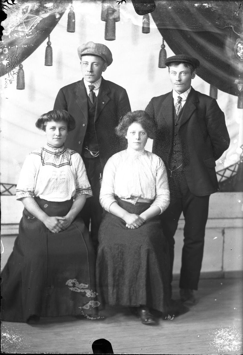 Oscar Holte, Portrett av menn og kvinner