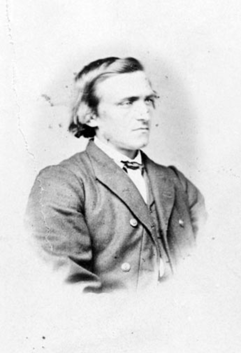 Anno Domkirkeodden, Portrett, Even Pedersen Skaug (1845-1890) , Skaug, Nes, Hedmark.