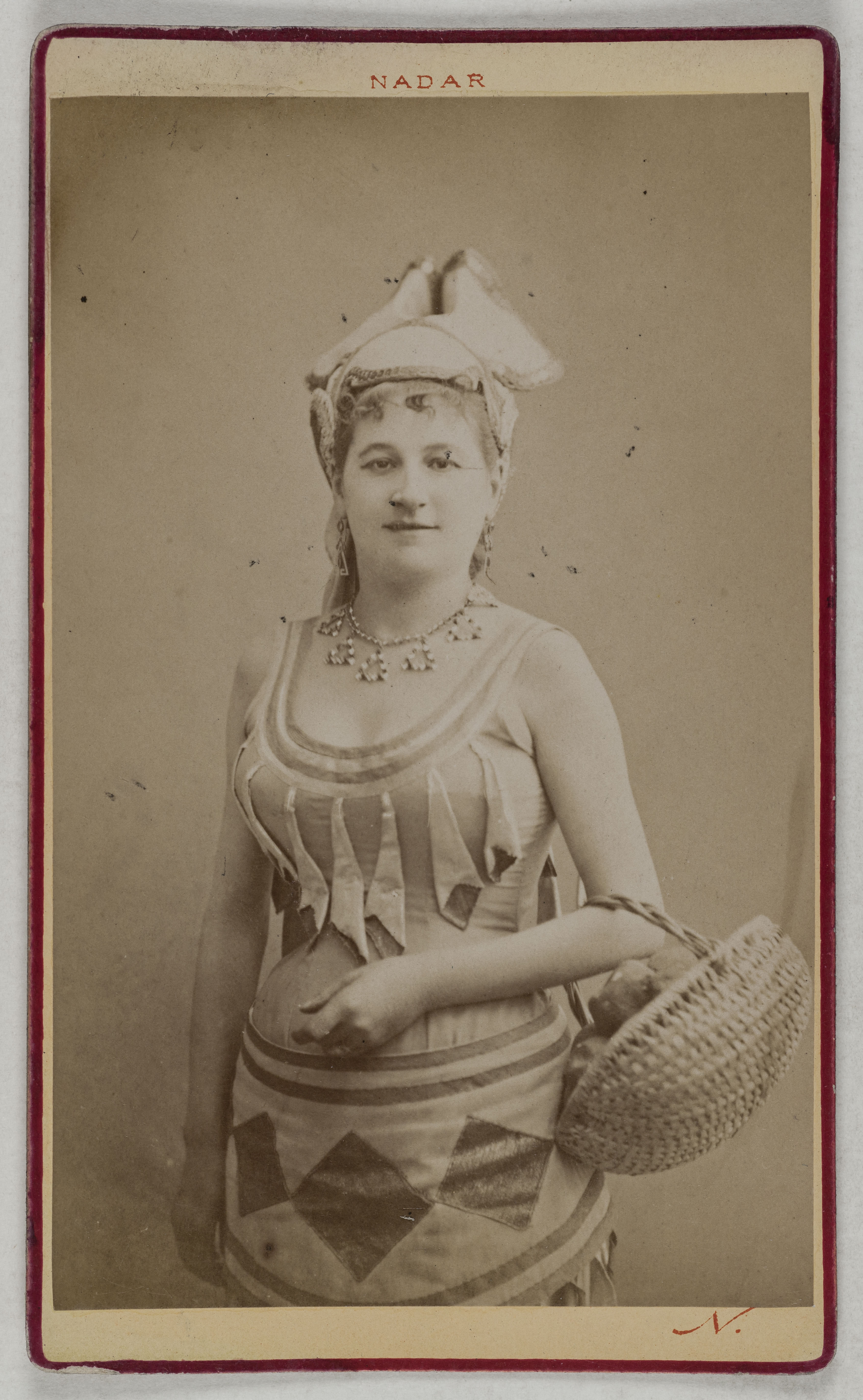 Atelier Nadar, Portrait de Dhancourt, (actrice)