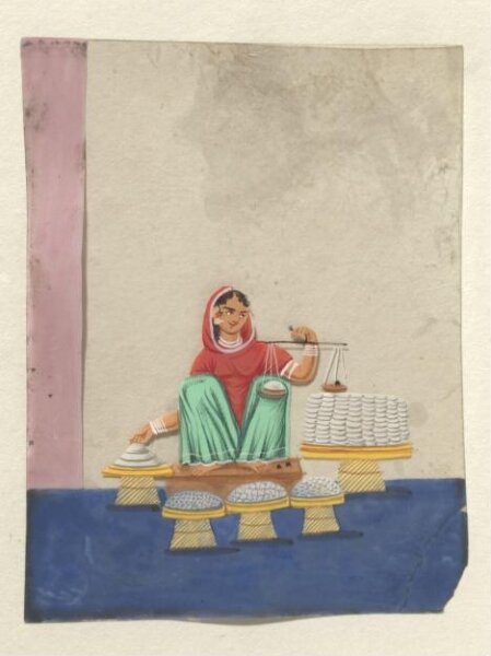 Unknown, One of seventeen paintings of occupations, especially domestic servants.