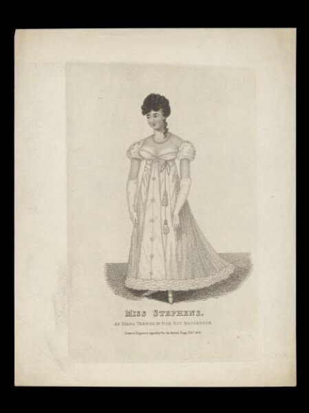 Unknown, Catherine Stephens as Diana Vernon in Rob Roy MacGregor