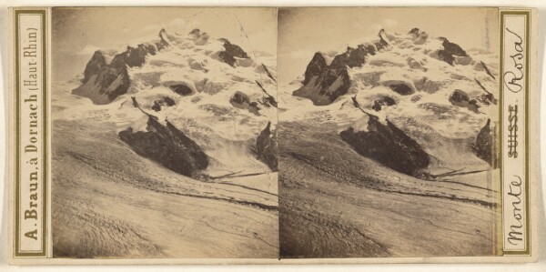 Adolphe Braun, Alpes Italo-Valaisanes. Mont Rose.