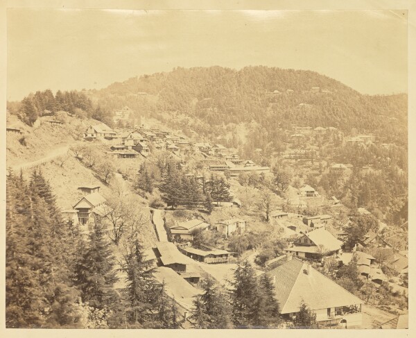 Samuel Bourne, Simla; Looking towards Jakko