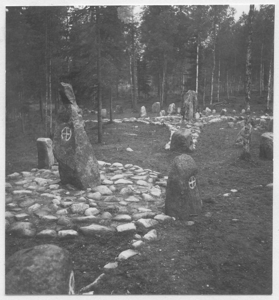 Mårten Sjöbeck, Fagertofta, gravfält från järnåldern