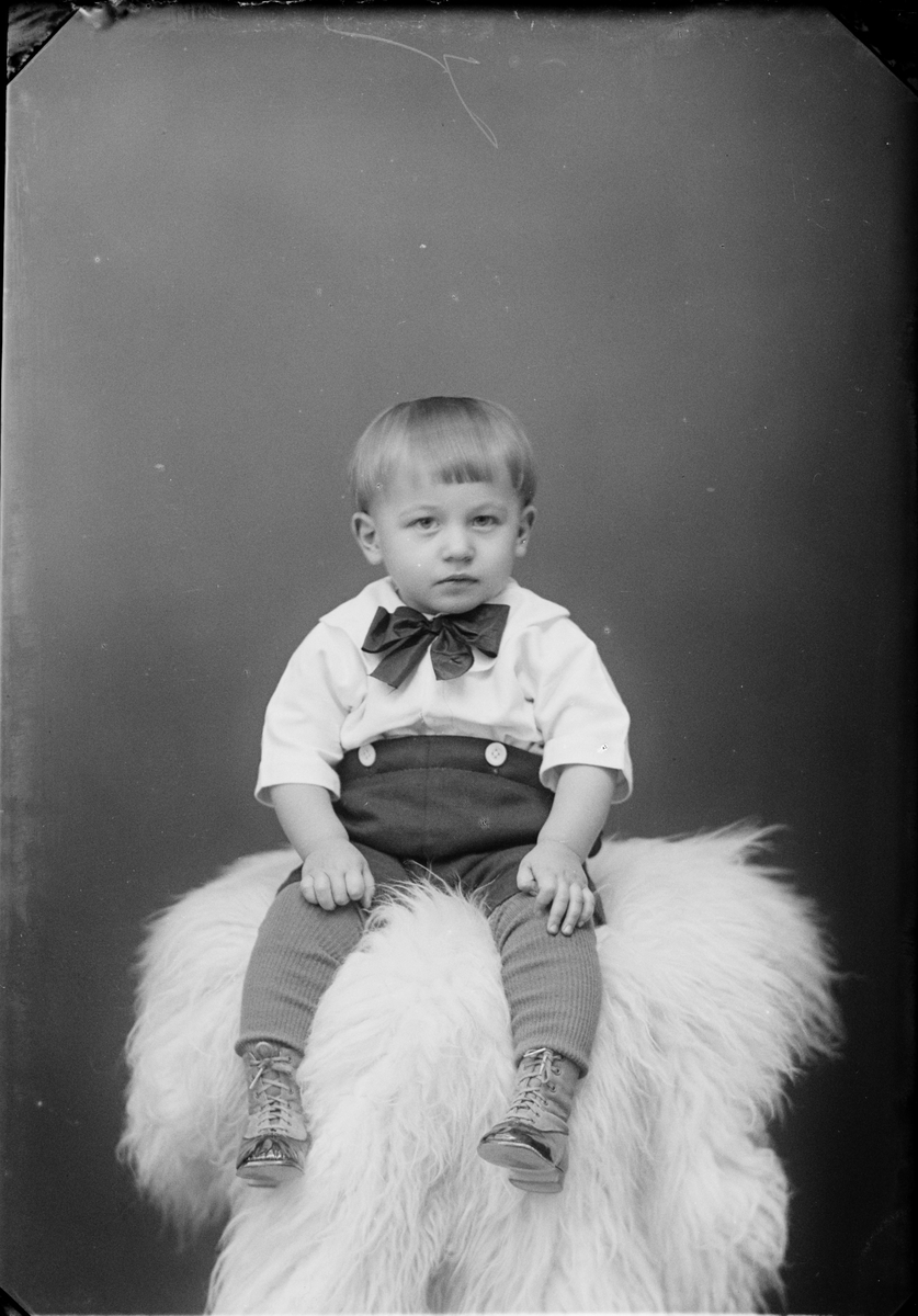 Skötsner-Edhlund, Barnporträtt - pojke, Östhammar, Uppland