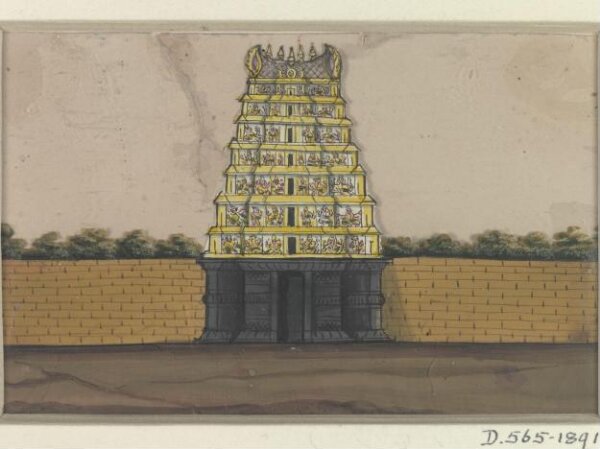 Unknown, One of twenty-two paintings depicting occupations, methods of transport and local monuments.