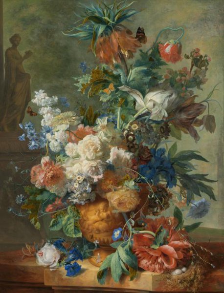 Jan van Huysum, Still Life with Flowers