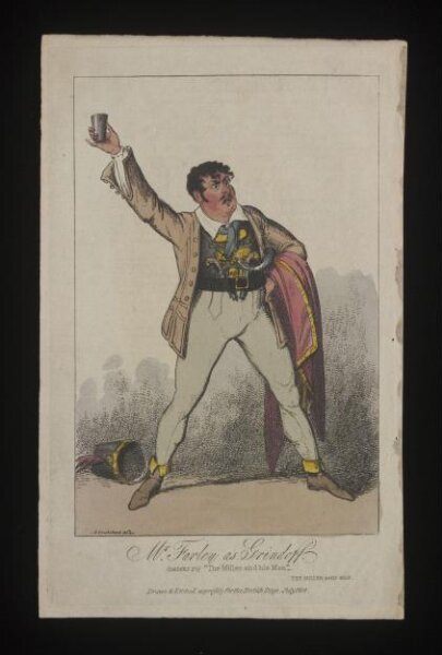 Cruikshank, George, Mr Farley as Grindoff