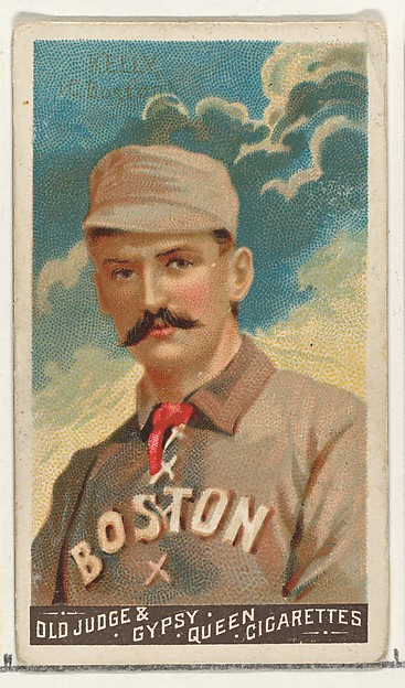 Goodwin & Company, King Kelly, Catcher, Boston, from the Goodwin Champion series for Old Judge and Gypsy Queen Cigarettes