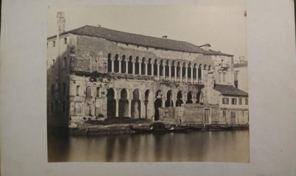 Unknown, Fondaco dei Turchi on the Grand Canal before restoration work, Venice, Italy