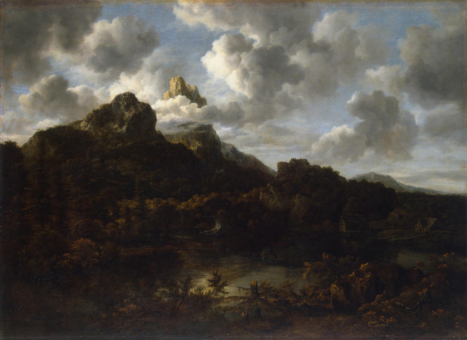 Jacob van Ruisdael, Mountainous Landscape