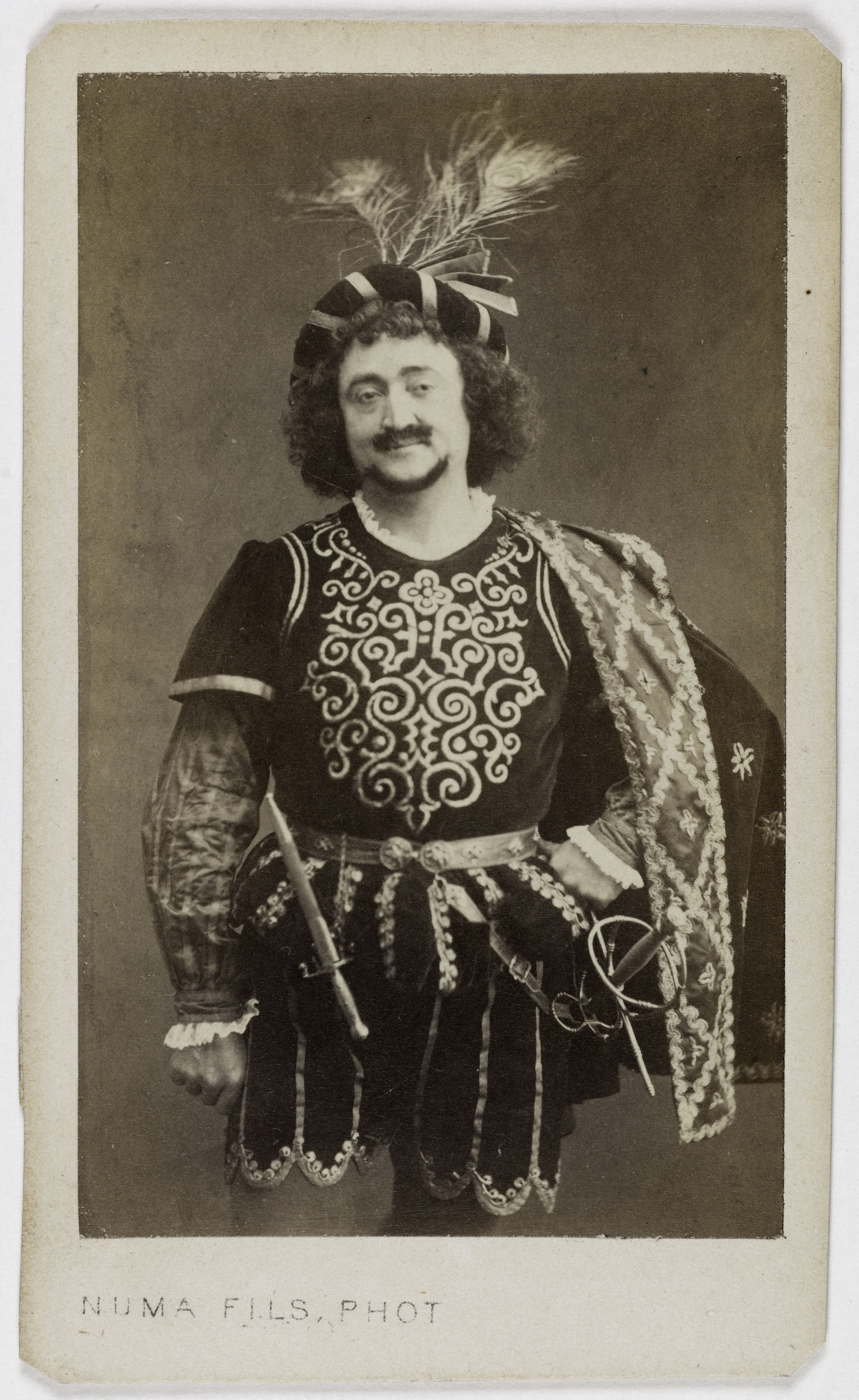 Numa Fils, Portrait de José Dupuis (1833-1900), (acteur)