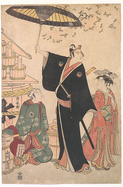 Torii Kiyonaga, Ichikawa Yaozo III in the Role of Sukeroku from the Play "Yukari no Edo-sakura", also known as "Sukeroku"