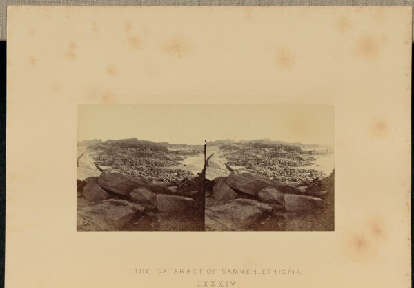 Francis Frith, The Cataract of Samneh, Ethiopia