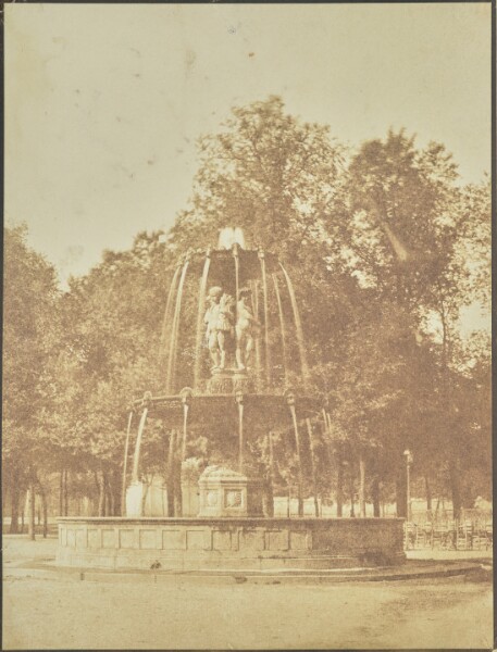 Hippolyte Bayard, [Fountain of the Four Seasons by Jean-Auguste Barre]