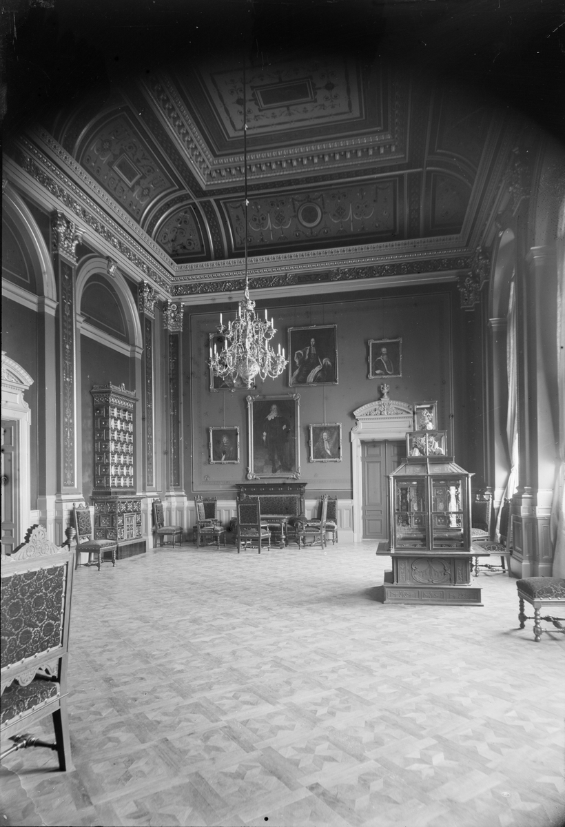 Henri Osti's Fotografiateliér, Kanslersrummet, Universitetshuset, Uppsala 1891