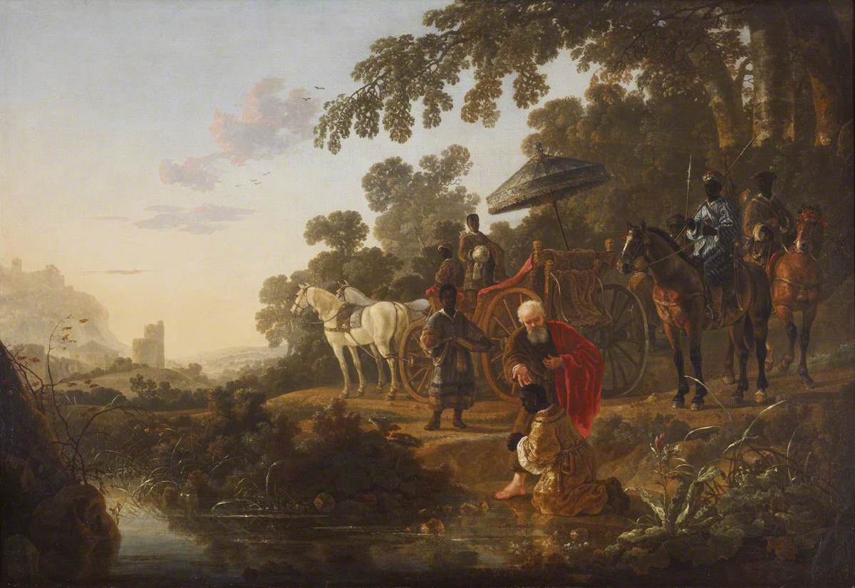 Aelbert Cuyp, Saint Philip Baptising the Ethiopian Eunuch