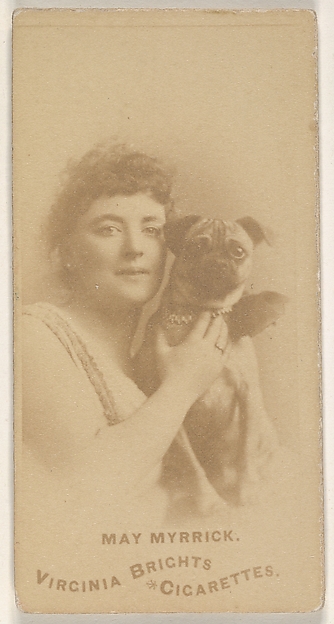 Allen & Ginter, May Myrrick, from the Actors and Actresses series (N45, Type 1) for Virginia Brights Cigarettes