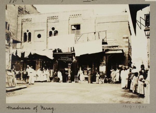 K.A.C. Creswell, West façade of the zawiya and sabil of Mamluk Sultan Faraj ibn Barquq, Cairo