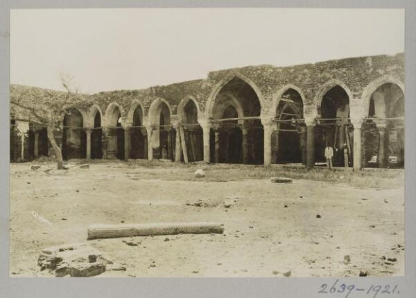 K.A.C. Creswell, Façade from the courtyard of the qibla riwaq (sanctuary) in the mosque of al-‘Umari, Damietta