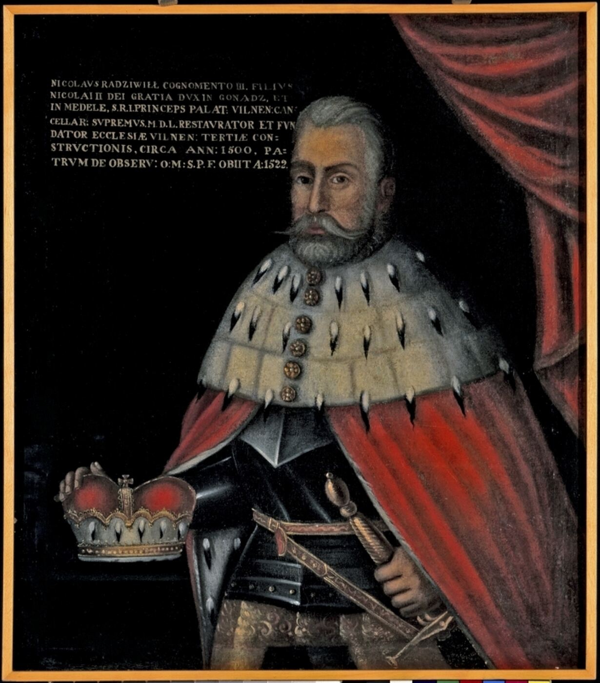 Nežinomas autorius, Mikalojus Radvila II, LDK kancleris ir Vilniaus vaivada