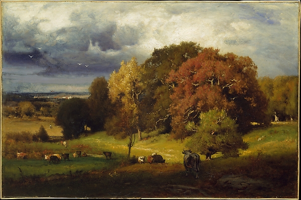 George Inness, Autumn Oaks