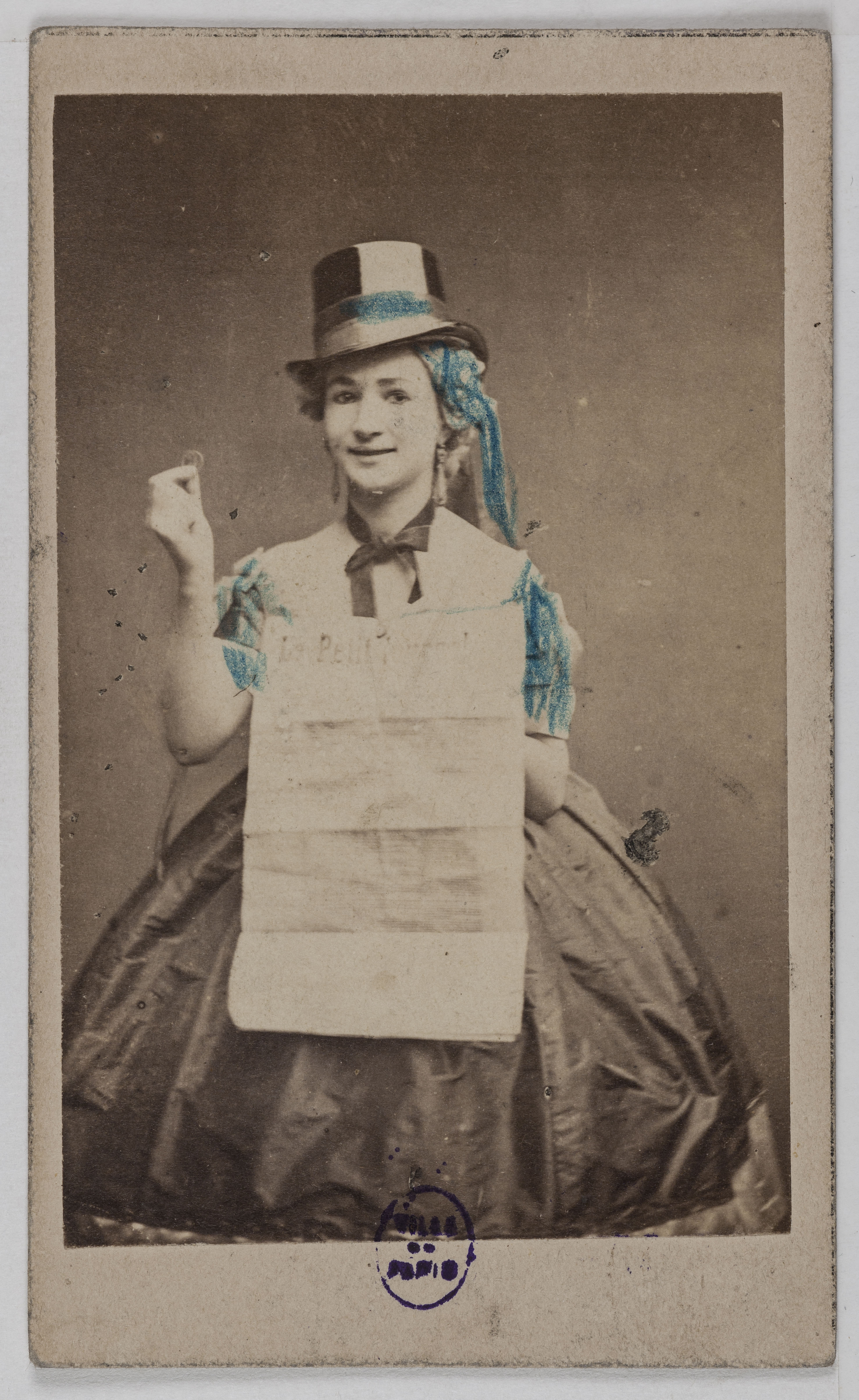 Anonyme, Portrait de Louisa, (actrice)