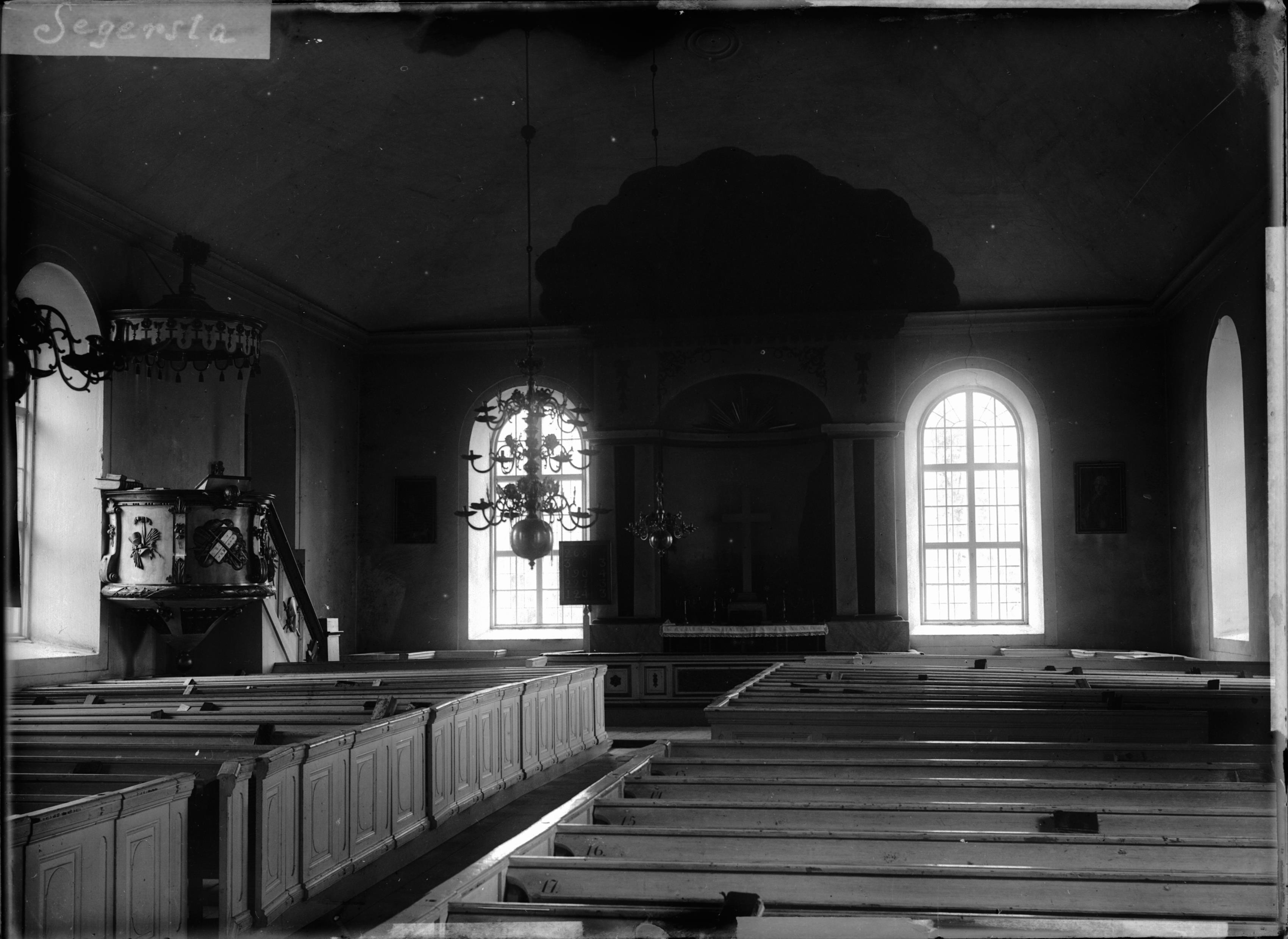 Oscar Svensson, Segersta kyrka