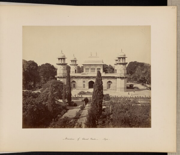 Samuel Bourne, Agra; The Mausoleum of Prince Etmad-Dowlah, from the Gate